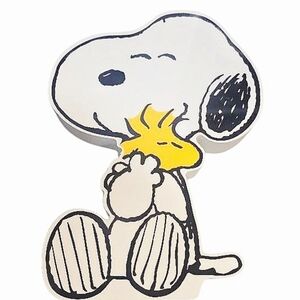 Peanuts Snoopy and Woodstock Wood Decor